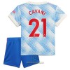 Maglia ufficiale Manchester United Edinson Cavani 21 Trasferta 2021-22 per Bambino